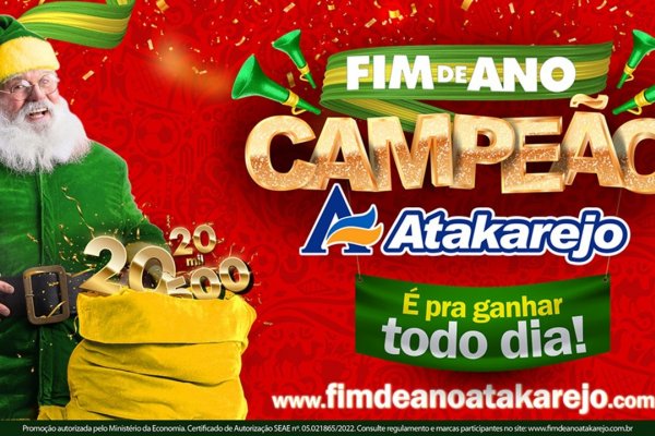 Campanha de fim de ano do Atakarejo sorteia milhares de prêmios   