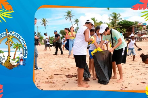 12ª edição do Passando o Rodo nas Praias acontece neste sábado (16) na praia de Stella Maris, em Salvador